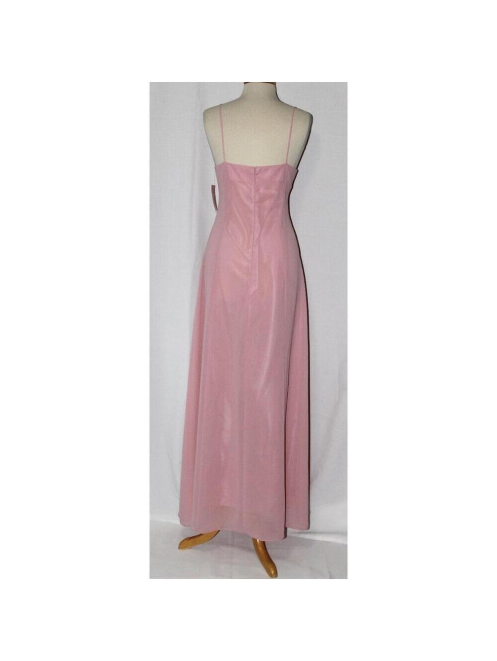 NWT Juliet #1954 Pebble Georgette Bridesmaid Dress-Sizes 2X DUSTY ROSE - Picture 2 of 5